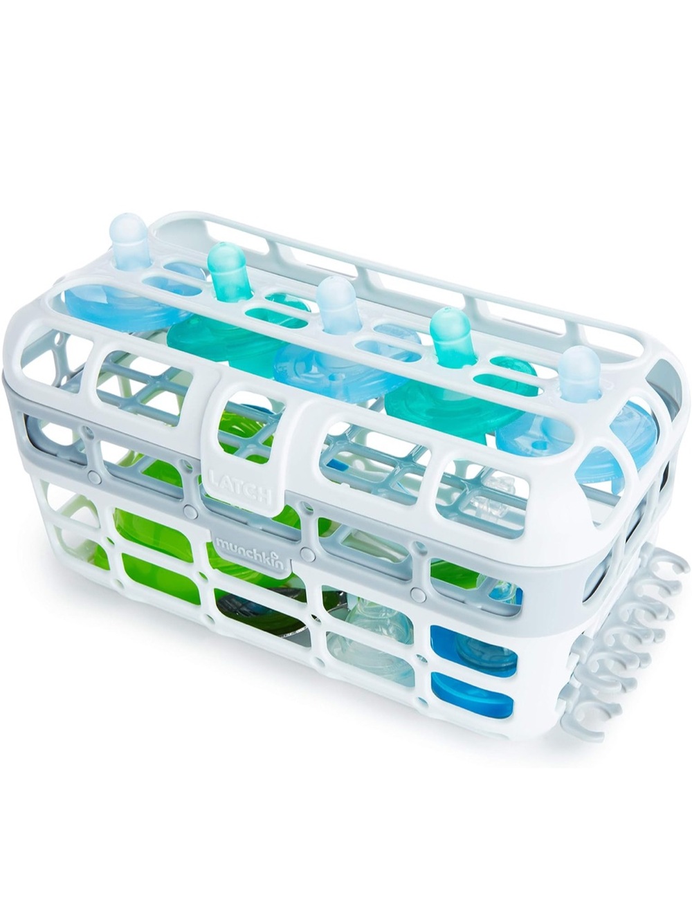 $3 Munchkin White Bottle Washing Basket Caddy *Blue & White ($3 w/ purchase)